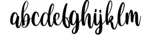 The Valentine - Modern Calligraphy Font LOWERCASE
