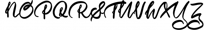 The Vignature Handstylish Font Font UPPERCASE