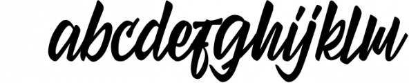 The Vintera Handstylish Font Font LOWERCASE