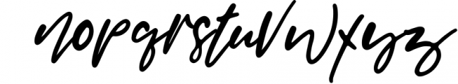 The Vinttiere Handstylish Font Font LOWERCASE