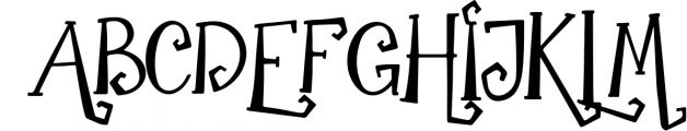 The Witch - Spooky Font Font UPPERCASE