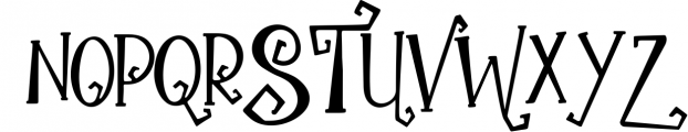 The Witch - Spooky Font Font UPPERCASE