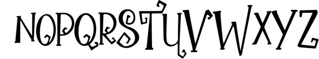The Witch - Spooky Font Font LOWERCASE