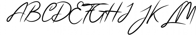 The Youther - Signature Font UPPERCASE