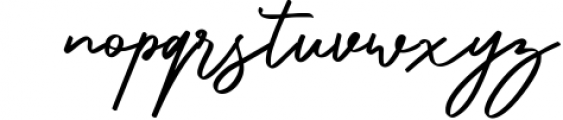 Thefrost Modern Script Font 1 Font LOWERCASE