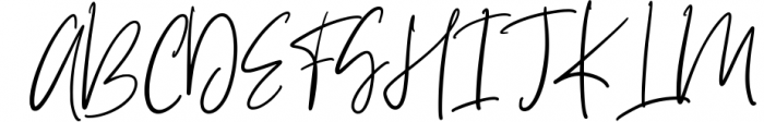 Themysion Signature Handwriting Font UPPERCASE