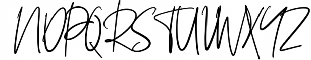 Themysion Signature Handwriting Font UPPERCASE