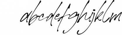 Theory Of Signature Font LOWERCASE