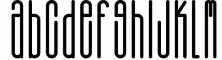 Therlalu - Condensed Sans Serif Font Font LOWERCASE