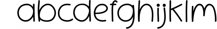 Thick Note Font LOWERCASE