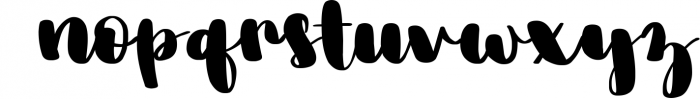 Thickums Font LOWERCASE