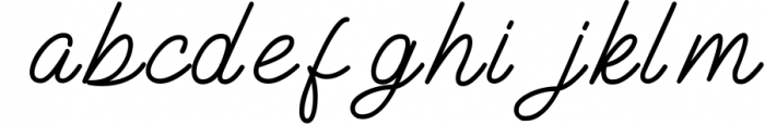 Thilika Monoline Script Font Font LOWERCASE