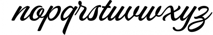 Thirtylane - Modern Script Font LOWERCASE