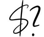 Thransty Handwritten Script Font OTHER CHARS