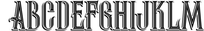Thunder Typeface 5 Font LOWERCASE