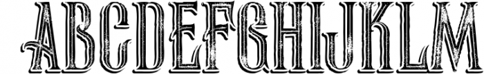 Thunder Typeface 6 Font LOWERCASE