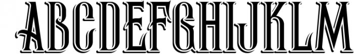 Thunder Typeface Font LOWERCASE
