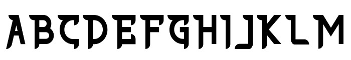 THE AFFORD DEMO Font UPPERCASE
