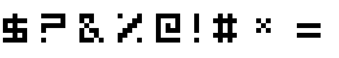 THE CALL (an official android game font) Regular Font OTHER CHARS