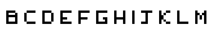 THE CALL (an official android game font) Regular Font UPPERCASE