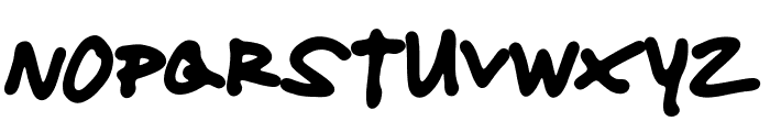 THE GRAFFITI FONT DE Font LOWERCASE