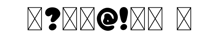THE KIDS FONT DEMO Font OTHER CHARS