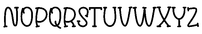 THE MONSTOR Font UPPERCASE