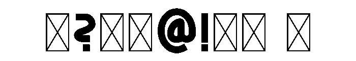 THE RETRO FONT DEMO Font OTHER CHARS