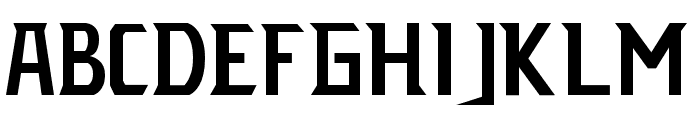 THETHREE Font UPPERCASE