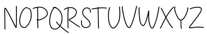 THIN NIGHT Font UPPERCASE