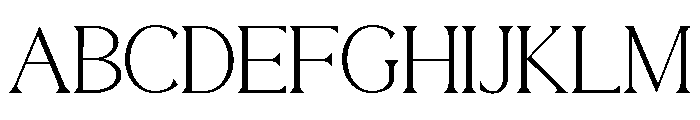THORIN Regular Font UPPERCASE
