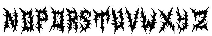 THORNED Font UPPERCASE