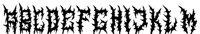 THORNED FONT