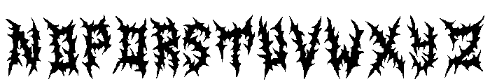 THORNED Font LOWERCASE