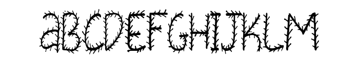 THORNY Font UPPERCASE
