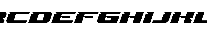 THROTTLE Font UPPERCASE