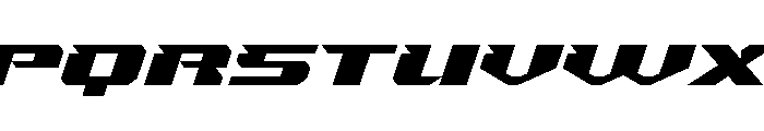 THROTTLE Font UPPERCASE