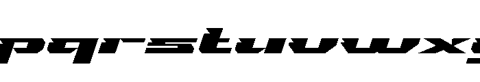 THROTTLE Font LOWERCASE