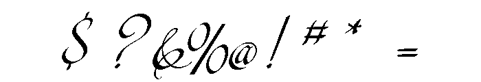 Th eBride in Hacienda Font OTHER CHARS