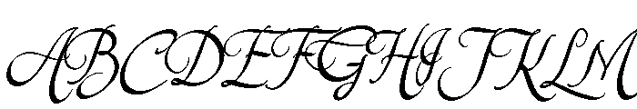 Th eBride in Hacienda Font UPPERCASE