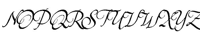 Th eBride in Hacienda Font UPPERCASE