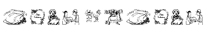 Thanksgiving Day Font OTHER CHARS