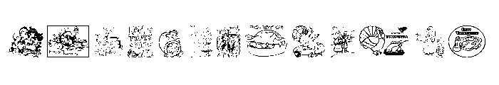 Thanksgiving Day Font LOWERCASE
