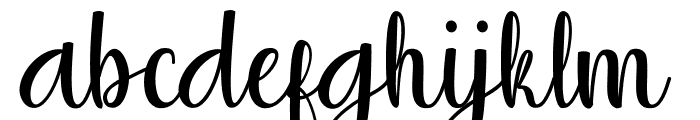 Thatch Font LOWERCASE