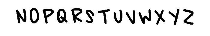 Thats Less Than Last Ti Regular Font UPPERCASE
