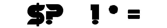 The 8th Dimension Font OTHER CHARS