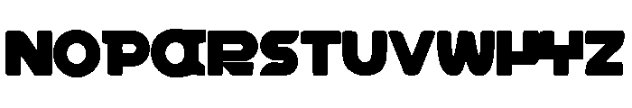 The 8th Dimension Font UPPERCASE