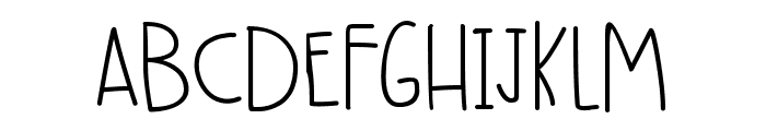 The Abems Demo Font LOWERCASE