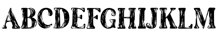 The Artisan Marker Serif Regular Font UPPERCASE