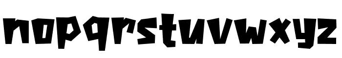 The Baby Monster Font LOWERCASE